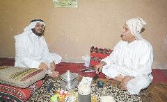 مع الزميل سعود الديحاني