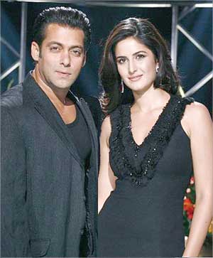 سلمان خان وزوجته كاترينا كيف 