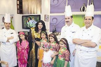 عدد من الأطفال شاركوا في البرنامج	(تصوير علي السالم ونايف عقلة)