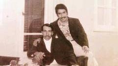 مع صديقه عام 1971