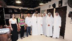 الخليفة والمرزوقي يتوسطان الحضور