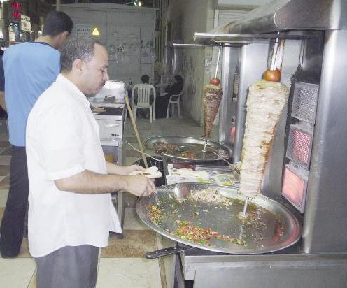 الشاورما...ساندويتش بعد الإفطار