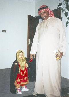 مع ابنته سنة 1980