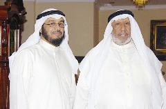 مع الزميل سعود الديحاني