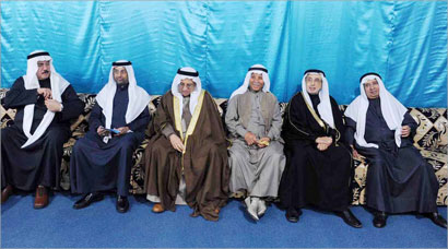 من حضور حفل البغلي	(تصوير أسعد عبدالله)