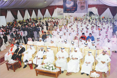 حضور حفل افتتاح المقر الانتخابي