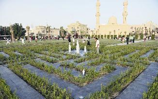 نافورة الحديقة