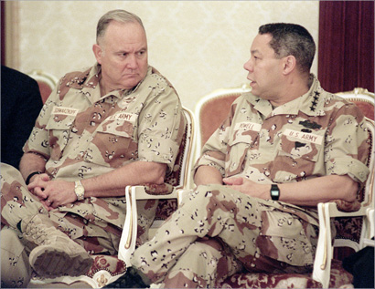  كولن باول وشوارزكوف