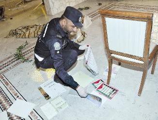 معاينة أمنية لموقع الحادث