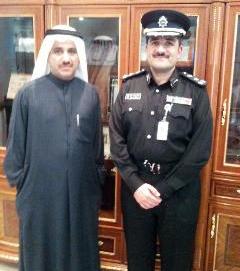 العميد معرفي والزميل منصور الشمري