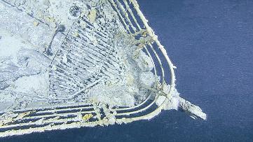 مقدمة تايتانيك كما اظهرها «السونار»