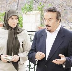 مع الممثل عبدالمجيد مجذوب في مسلسل «الغالبون»