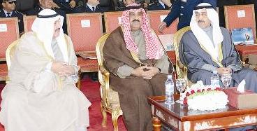 جاسم الخرافي ومشعل الأحمد وناصر المحمد