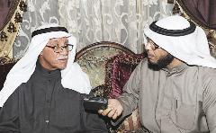 مع الزميل سعود الديحاني