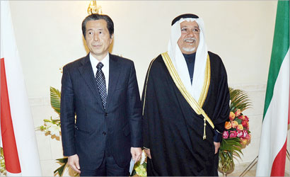علي الجراح والسفير الياباني 