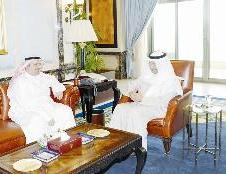 جابر المبارك يلتقي عابدين