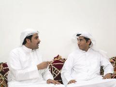 المريخي يتحدث للزميل صالح الدويخ