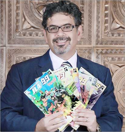 المطوع مستعرضاً مشروعه