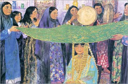 «يلوة» العروس