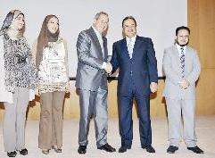 المشاركون في الندوة	(تصوير نور هنداوي)