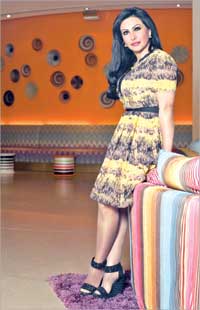 الإعلامية نوال الدرويش			(تصوير :نجوى معرفي)