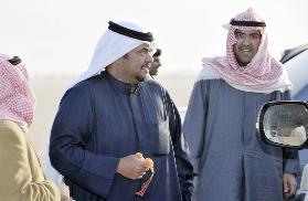 ضاري الفهد وصباح الناصر يتابعان المسابقات