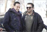 الرباعي ويعقوب المهنا أثناء الاستراحة