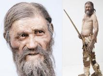 صورتان تقريبيتان كما بدا «أوتزي» عليه في حياته