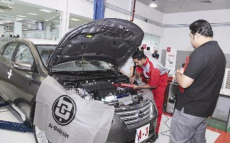 جانب من عمليات الفحص الفني