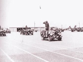 عرض عسكري في وداع لواء اليرموك