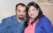 أمل عباس ومحمد باش  	(تصوير زكريا عطية)