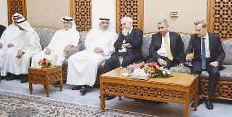 ماجد العجيل وبراك الصبيح بين الحضور