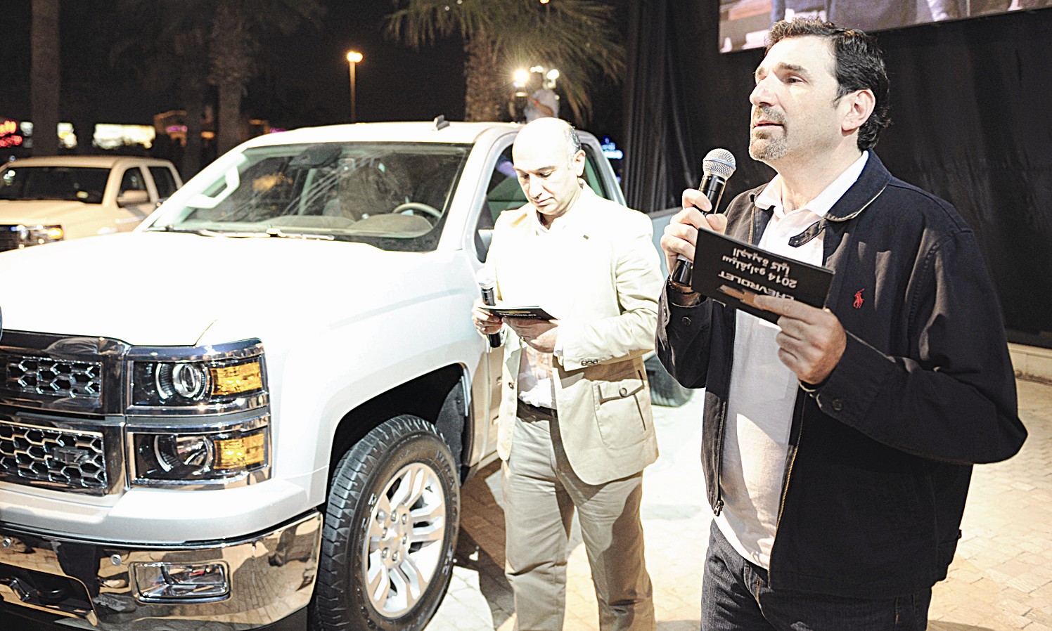 عبدالله مؤذن خلال إطلاق السيارة الجديدة