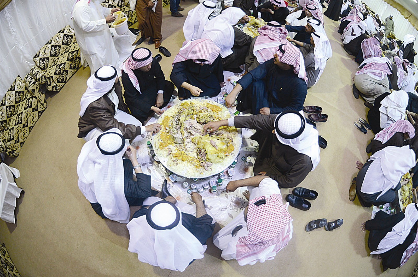 u062du0634u062f u0634u0639u0628u064a u0639u0644u0649 u0645u0627u0626u062fu0629 u0627u0644u0628u062fu064au062d