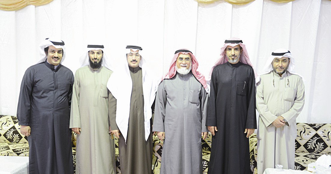 عبدالمحسن الخرافي في ضيافة البديح (تصوير اسعد عبدالله)