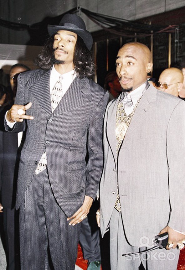 مع سنوب دوغ في حفل OM TV عام 1996