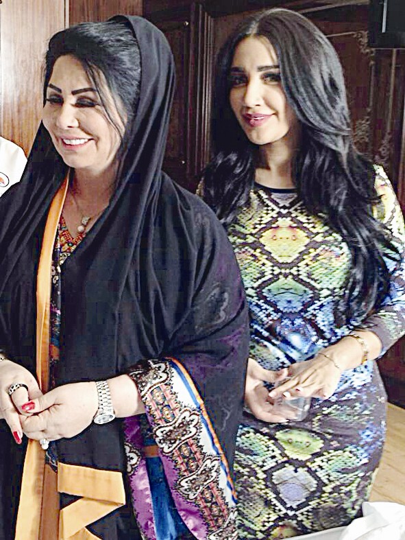 مع ليلى السلمان في مسلسل «العمر لحظة»