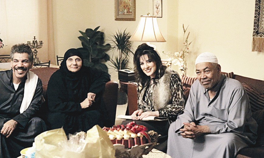 سعد الفرج مع فريق عمل مسلسل «توالي الليل»