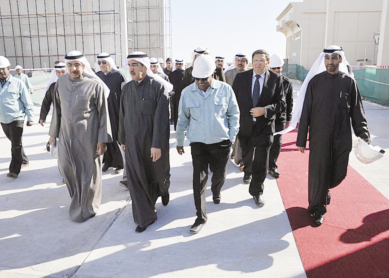 الإبراهيم والجسار يتفقدان الموقع