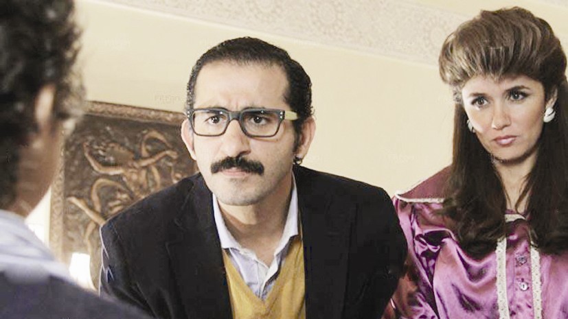 أحمد حلمي وغادة عادل في مشهد من فيلم «على جثتي»