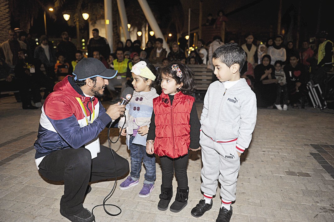 لقاء مع أطفال