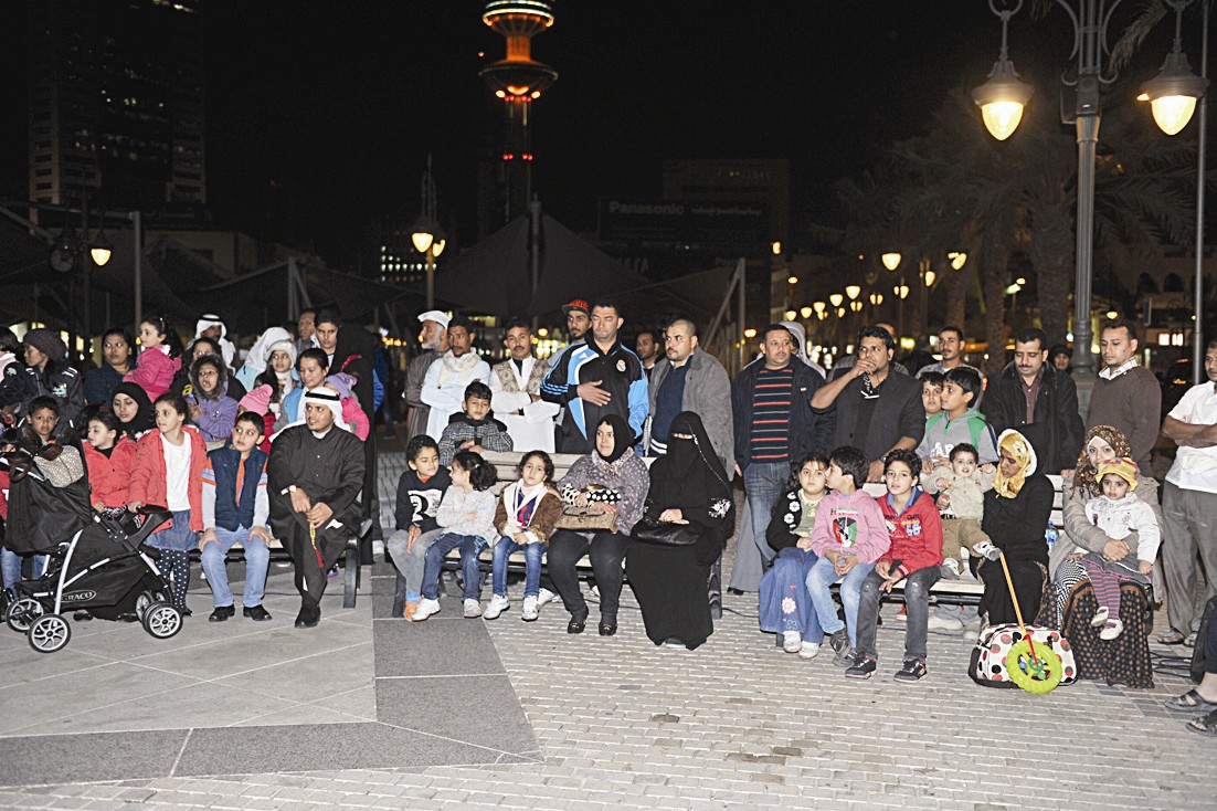 جانب من الحضور في الحفل (تصوير نور هنداوي)