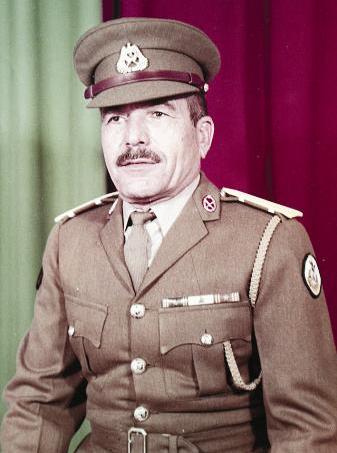 عبدالهادي مرتجى في لباسه العسكري