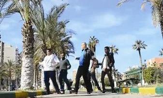 رقصة «حظر ستايل» في بورسعيد المصرية