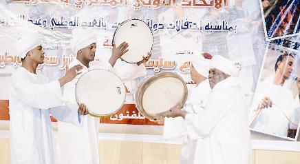 من الفقرات الفنية في الحفل