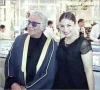 مع روبرت كفالي		(تصوير كرم ذياب)