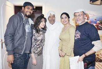 الدري مع علي العلي وفريق عمل «توالي الليل»