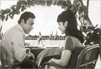 مع أحمد رمزي في مشهد من فيلم «النصف الآخر»