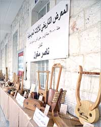 قسم من معرضه التراثي
