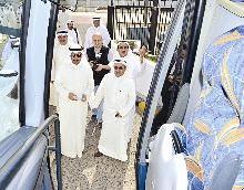 الوفد البرلماني قبيل توجهه الى «الشدادية»